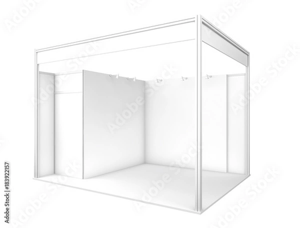 Obraz Trade show booth. 3d render