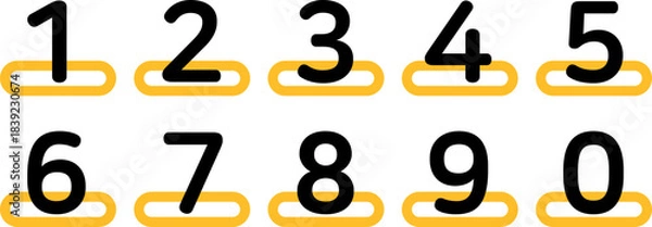 Obraz 숫자 목차 순서