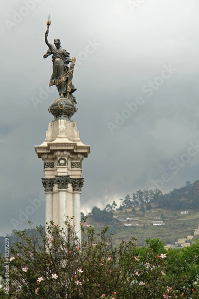 Obraz liberty statue, plaza de la independencia