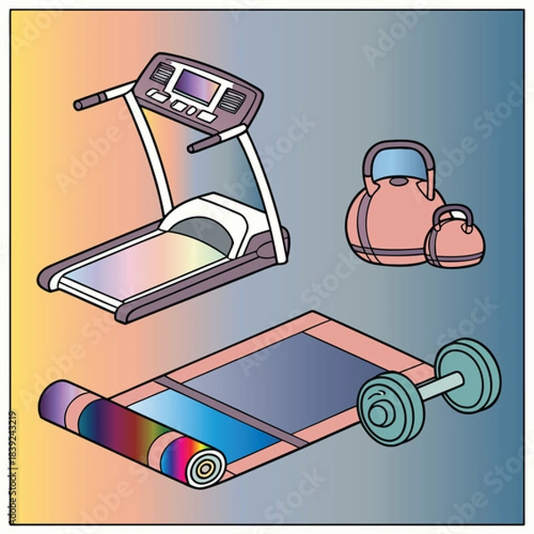 Fototapeta Vector illustration set of cartoon car icons, including a school bus, for web and mobile technology design