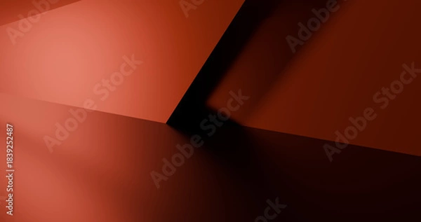 Fototapeta abstract 3d gradient red shape background wallpaper