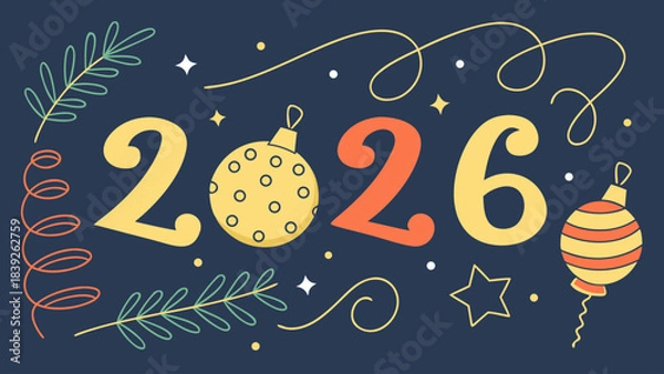 Obraz happy new year 2026