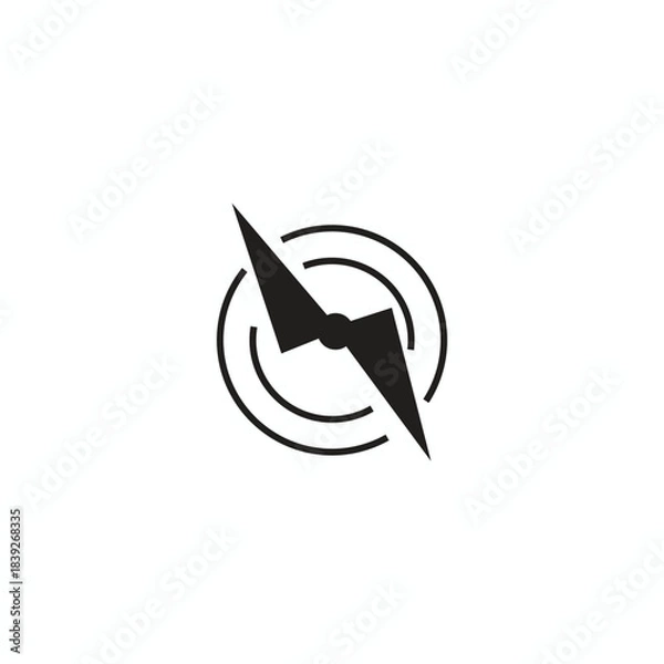 Obraz Camera drone technology logo design