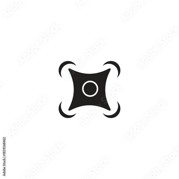 Obraz Camera drone technology logo design