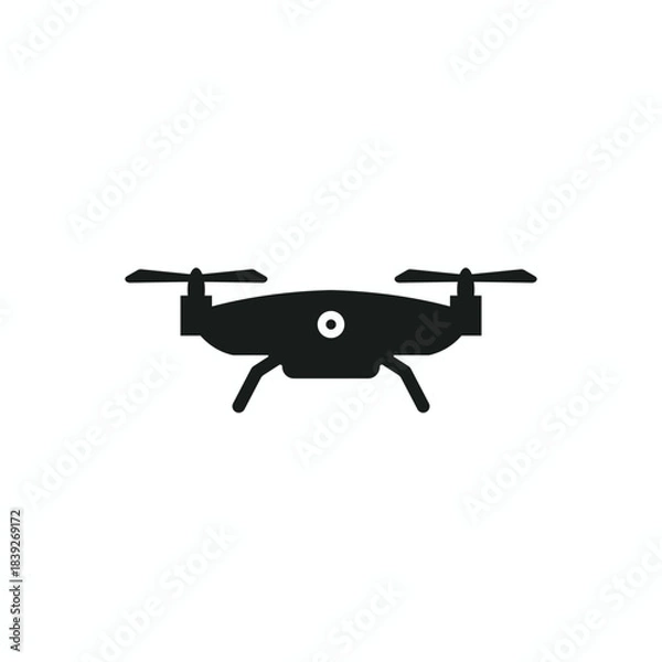 Obraz Camera drone technology logo design