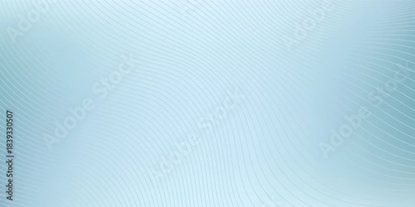 Obraz Modern blue light gradient / background smooth blue blurred design abstract simple