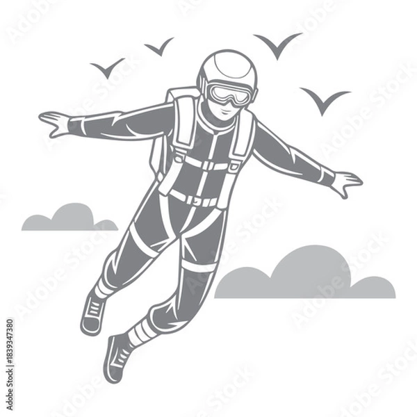 Obraz Skydiver in Freefall