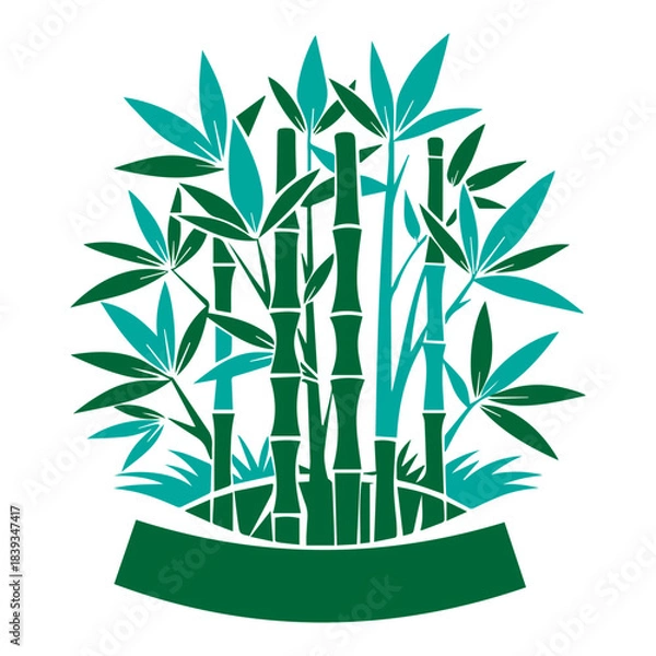Obraz Bamboo Plant Illustration
