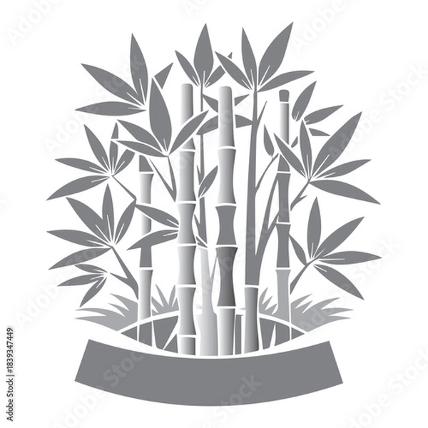 Obraz Bamboo Plant Illustration