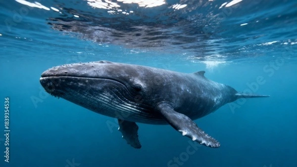 Obraz humpback whale underwater