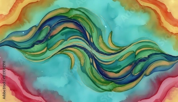 Obraz abstract watercolor background