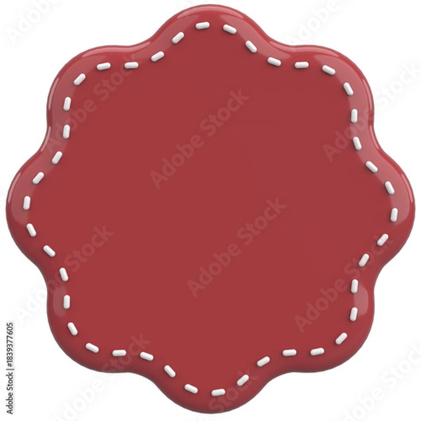 Obraz Price tag. Sale tag. Discount label. 3D illustration.