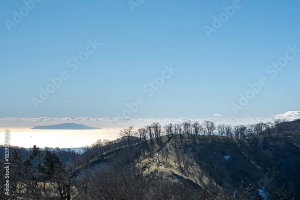 Obraz Climbing Mount Tonodake and Tanzawa, Kanagawa, Japan