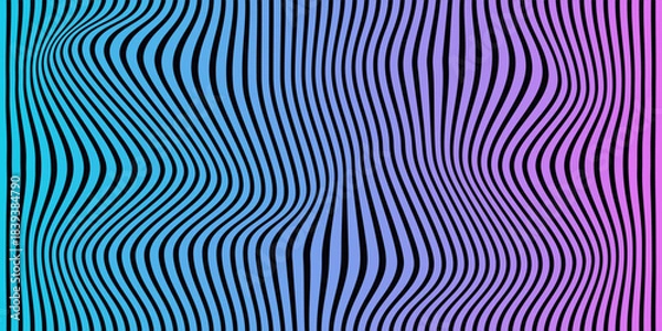 Fototapeta Modern abstract background. Dynamic wavy lines. Flowing, sparkling moving line design. Suitable for covers, headers, wallpapers, backgrounds, banners, and websites.