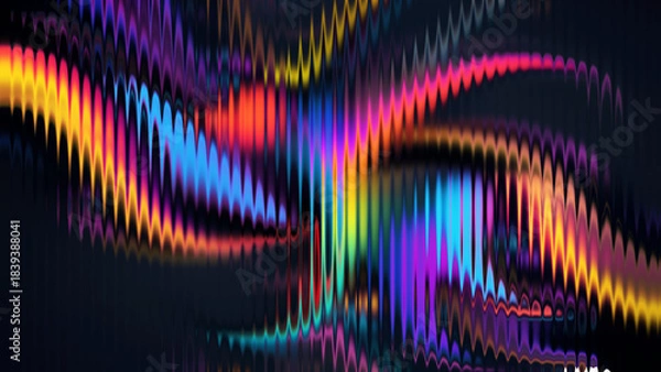 Fototapeta abstract background with rainbow