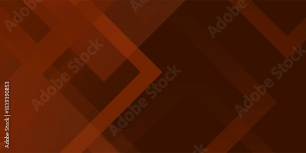 Fototapeta Abstract brown gradient background. Modern brown abstract rectangular box lines for presentation, banner and brocure design.