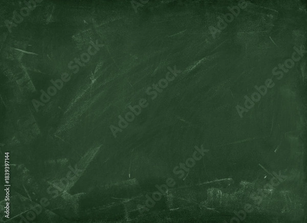 Obraz Green chalkboard background