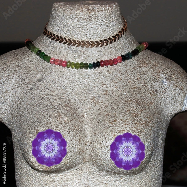 Obraz Schmuckbüste mit KI erstellt+bearbeitet