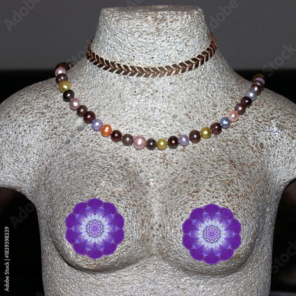 Obraz Schmuckbüste mit KI erstellt+bearbeitet