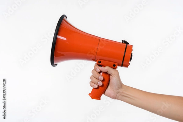Obraz hand holding megaphone