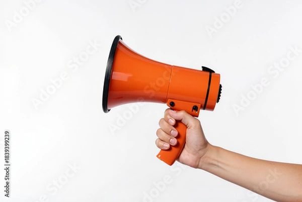 Obraz hand holding megaphone