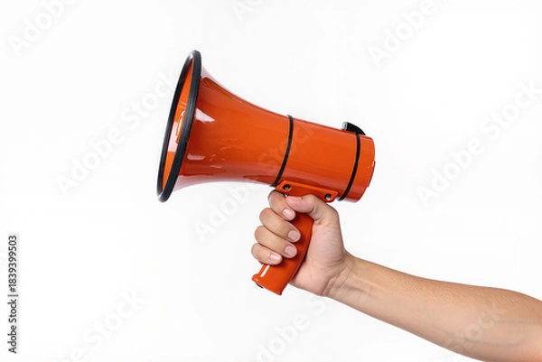 Obraz hand holding megaphone
