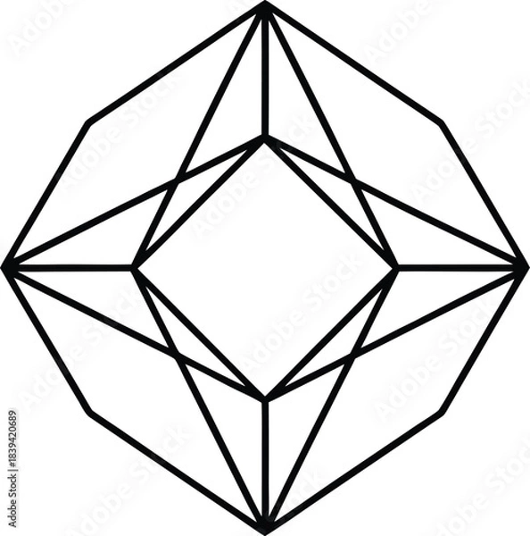 Obraz Minimal form language with geometric precision