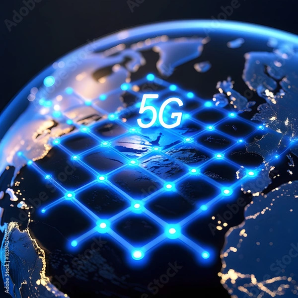 Obraz robot dog Generative AI