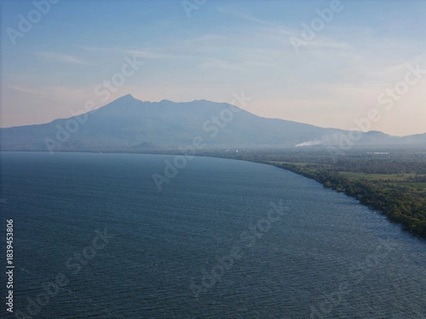 Obraz Granada city on mombacho volcano background
