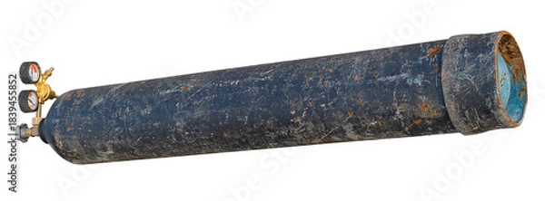 Fototapeta Welding cylinder with gas