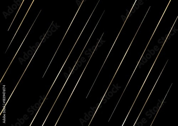 Obraz Elegant black and gold diagonal line background 
