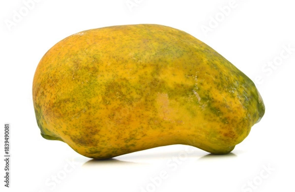 Obraz Ripe papaya isolated on white background 