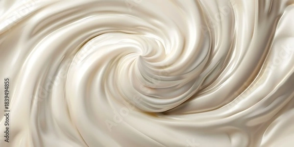 Obraz Luxurious creamy swirl with soft light and elegant texture