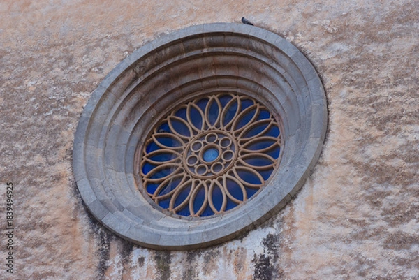 Obraz Fensterrose Kloster Kirche Valldemossa 