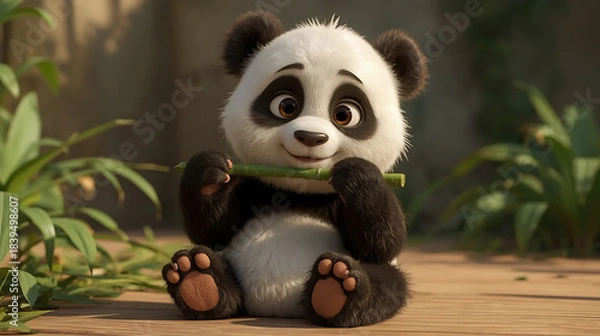 Obraz panda in the tree