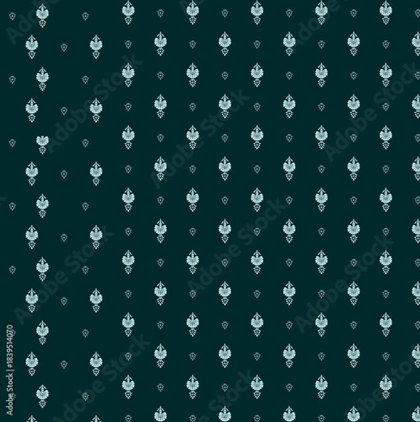 Fototapeta vector seamless pattern with snowflakes