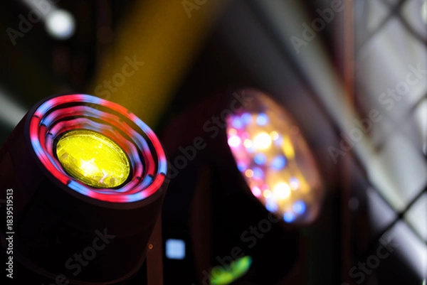 Obraz stage lighting equipment during live performance