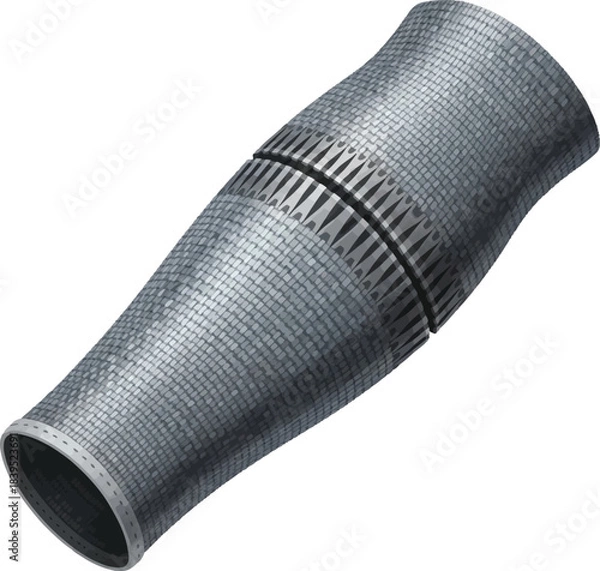 Obraz Medical Textile: A close-up shot of a meticulously designed medical textile, showcasing the intricate structure and potential use in healthcare applications.