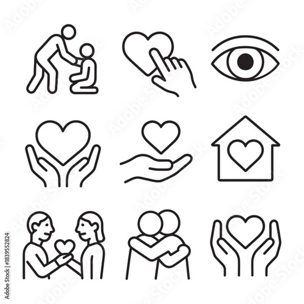 Obraz Conversation and Emotional Connection