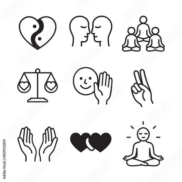 Obraz Heart Held in Hands Symbolizing Love