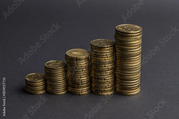Obraz stack of coins