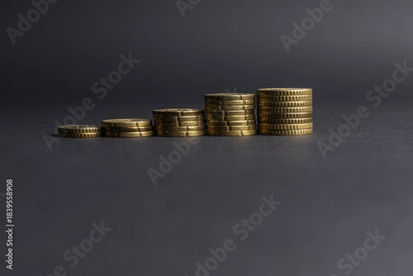 Obraz stack of coins