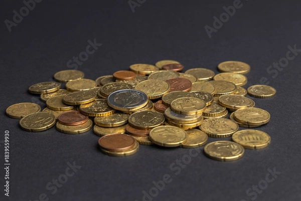 Obraz stack of coins
