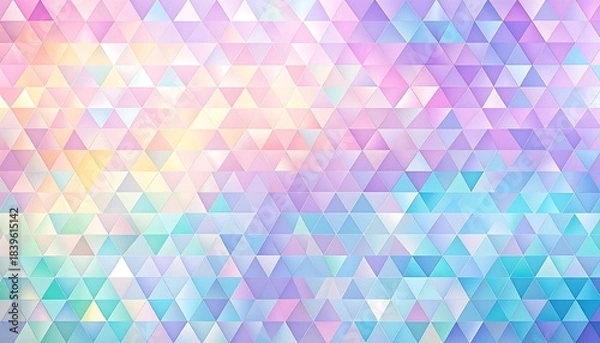 Fototapeta Pastel triangles background