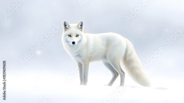 Obraz arctic fox in the snow