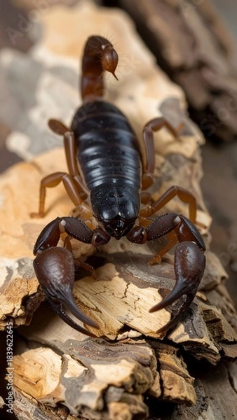 Obraz Scorpion on wood