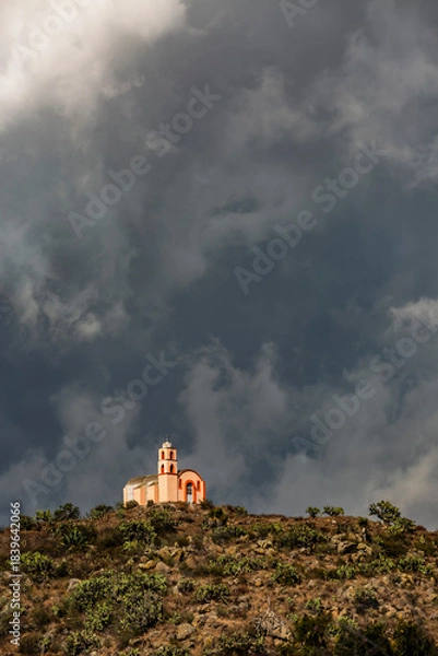 Obraz Capilla Los Gentiles, Municipio de Atzitzintla, Estado de Puebla, México