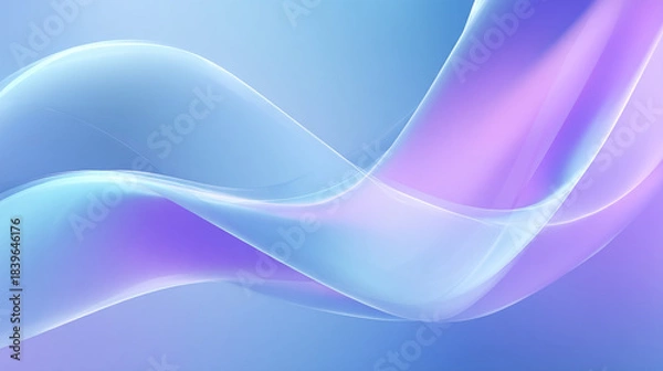 Fototapeta 紫と青の滑らかな流体グラデーション背景
