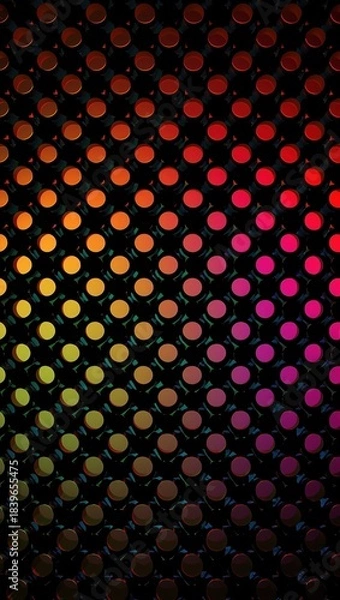 Fototapeta Colorful abstract dot pattern background