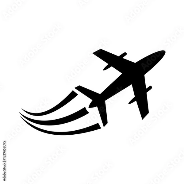 Obraz vector airplane icon